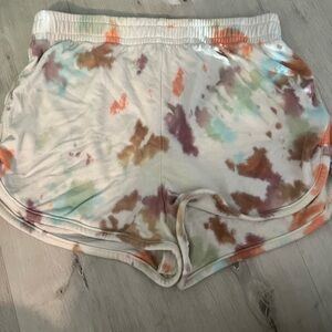 Tie dye comfy shorts